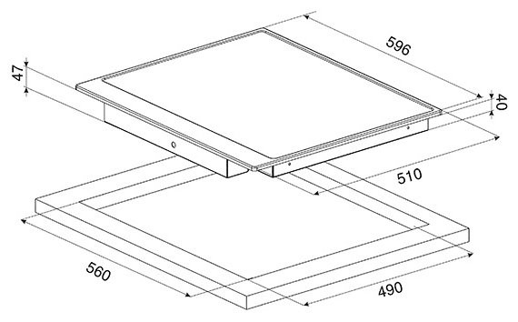 Варочная панель Smeg P864AO