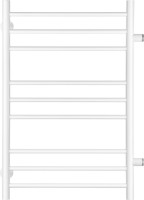 Полотенцесушитель Ростела Свирель V 500x800/9 1" (Ral 9016, боковое подключение)