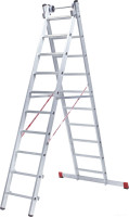 Лестница-стремянка Новая Высота NV 522 двухсекционная индустриальная 2x12 ступеней