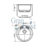 Кухонная мойка GranFest Rondo GF-R520