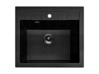Кухонная мойка GranFest GF-Q-561 (черный)