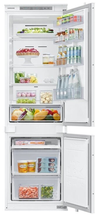 Холодильник с нижней морозильной камерой Samsung BRB26600FWW/EF
