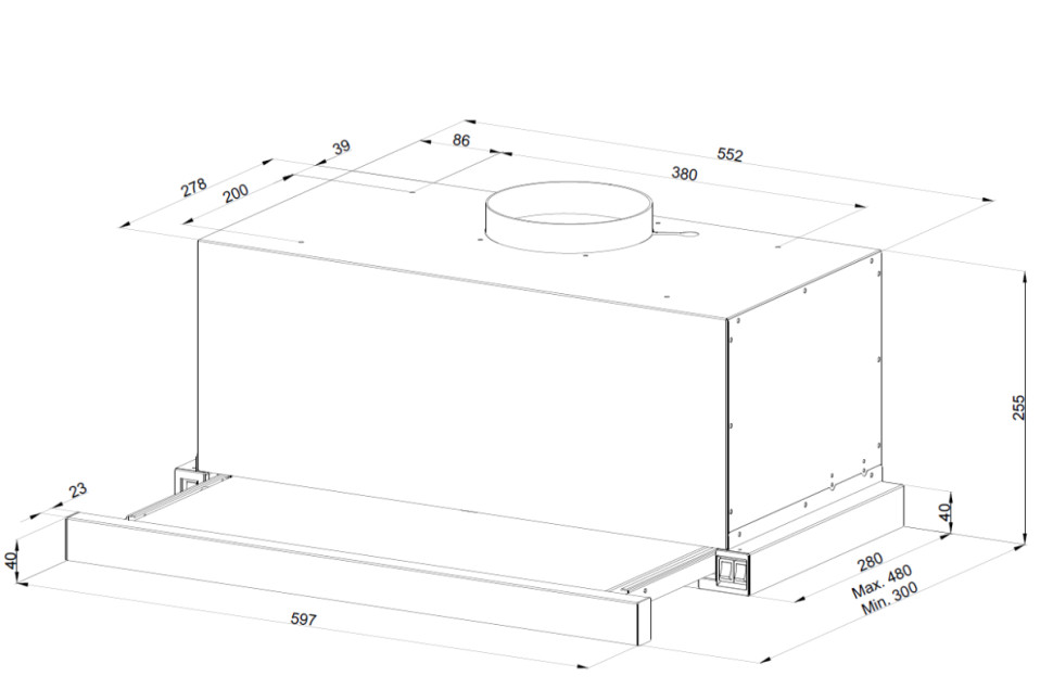 Вытяжка Kuppersberg SLIMTURBO 60 X