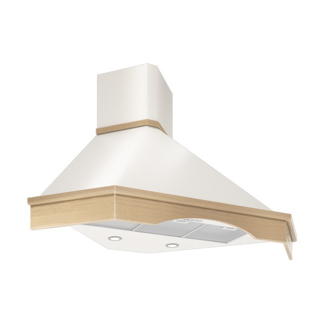 Вытяжка Elikor Форест 90П-650-П3Д (бежевый/дуб неокрашенный)