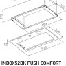 Вытяжка Meferi INBOX52WH Push Comfort