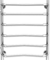 Полотенцесушитель Ростела Чайка нижнее подключение 1/2&quot; 5 перекладин 60 см