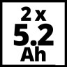 Аккумулятор для инструмента Einhell Twinpack 4511526 (18В/5.2 Ah)