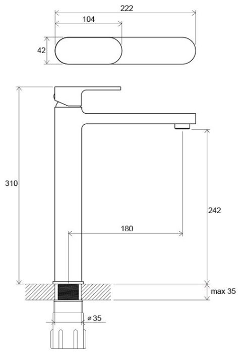 Смеситель Ravak Chrome CR 015.00 311