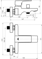 Смеситель Rubineta Modena-10/K (BK) MD10K68
