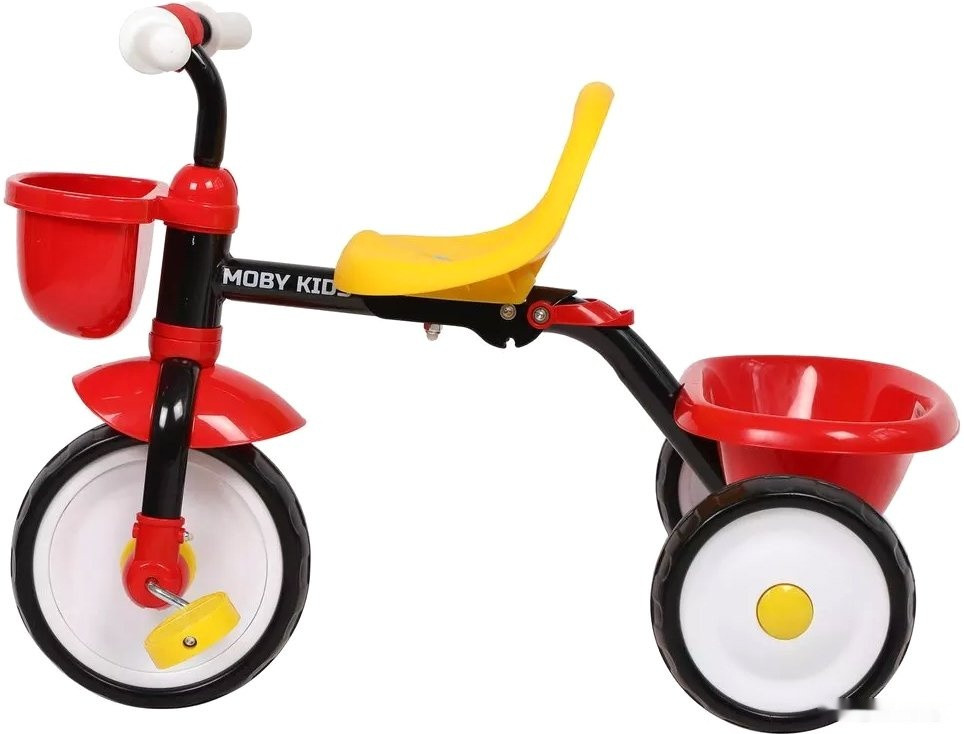 Детский велосипед Moby Kids Primo Львенок (красно-желтый)