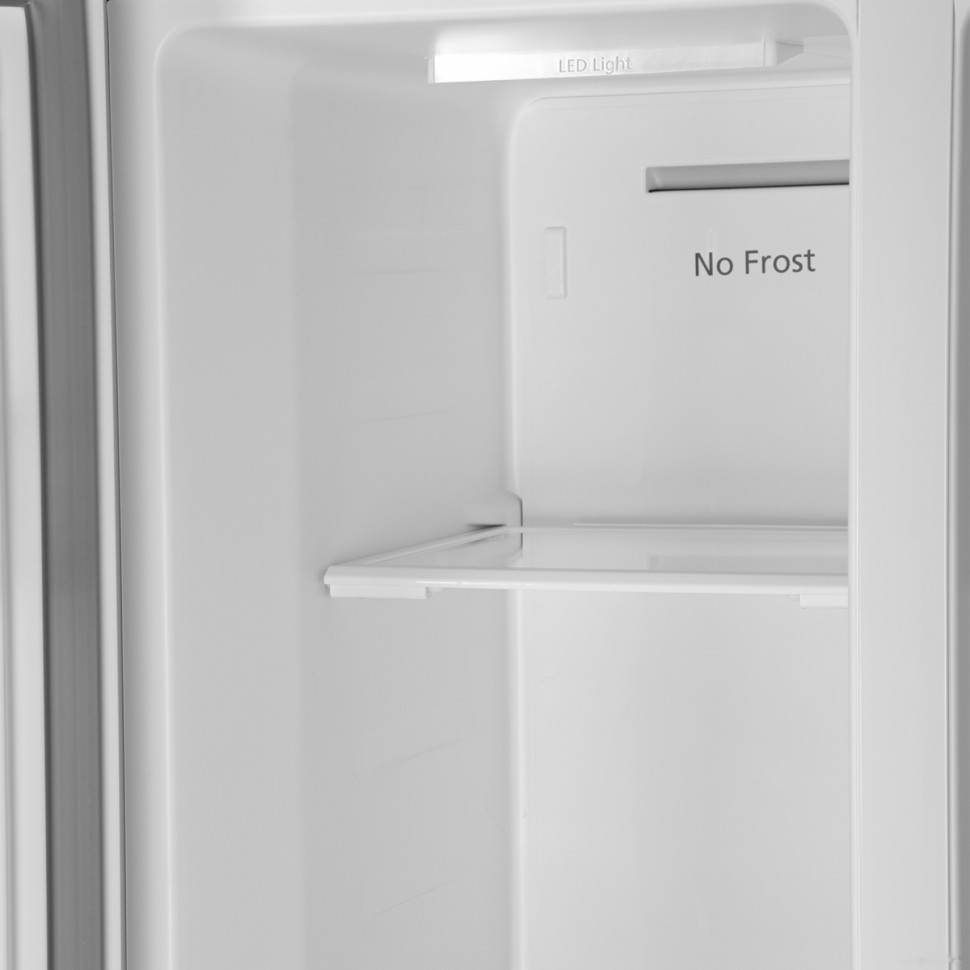 Холодильник side by side Hyundai CS5003F (белое стекло)