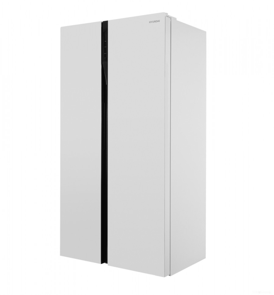 Холодильник side by side Hyundai CS5003F (белое стекло)