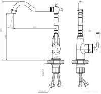 Смеситель ESKO Florence FR 03 B