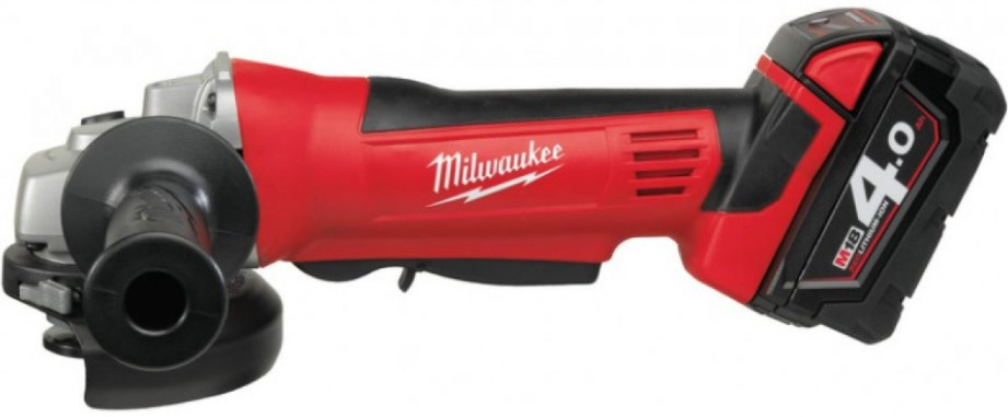 Угловая шлифмашина Milwaukee HD18 AG125-402C 4933441507 (с 2-мя АКБ, кейс)