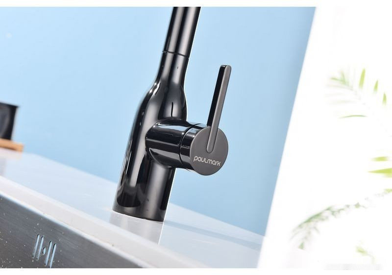 Смеситель Paulmark Viper VI213105-GB (черный/черный глянцевый)