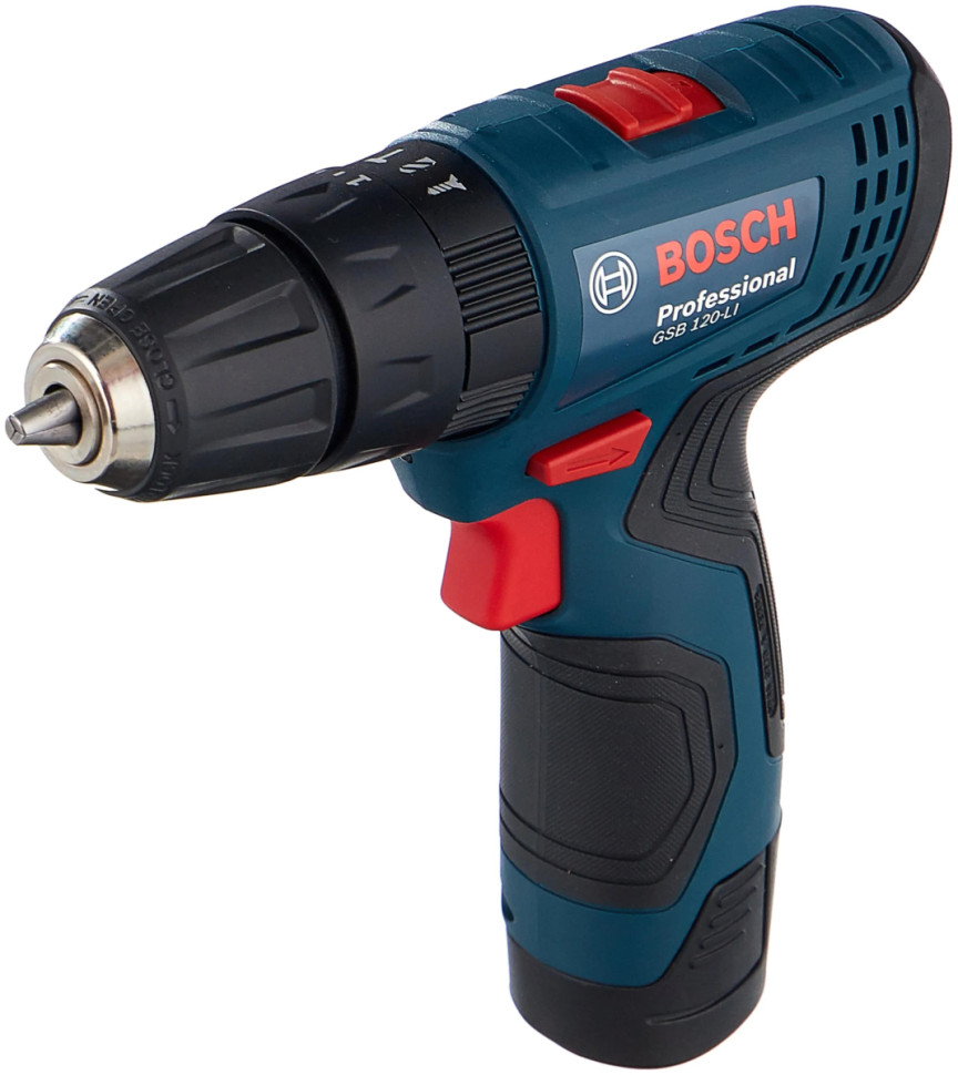 Ударная дрель-шуруповерт Bosch GSB 120-LI Professional 06019G8100 (с 2-мя АКБ, кейс)