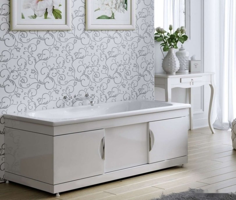 Экран для ванной Alavann Monaco Still 150 см (белый)