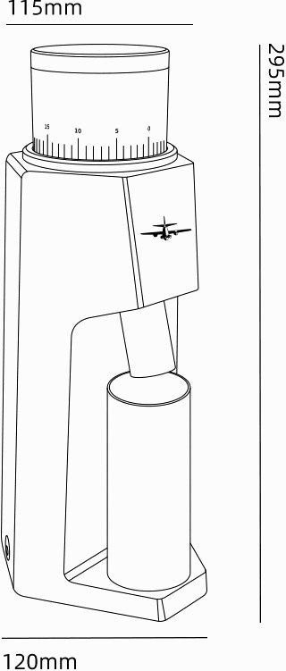 Кофемолка MHW-3BOMBER G6152B-OS