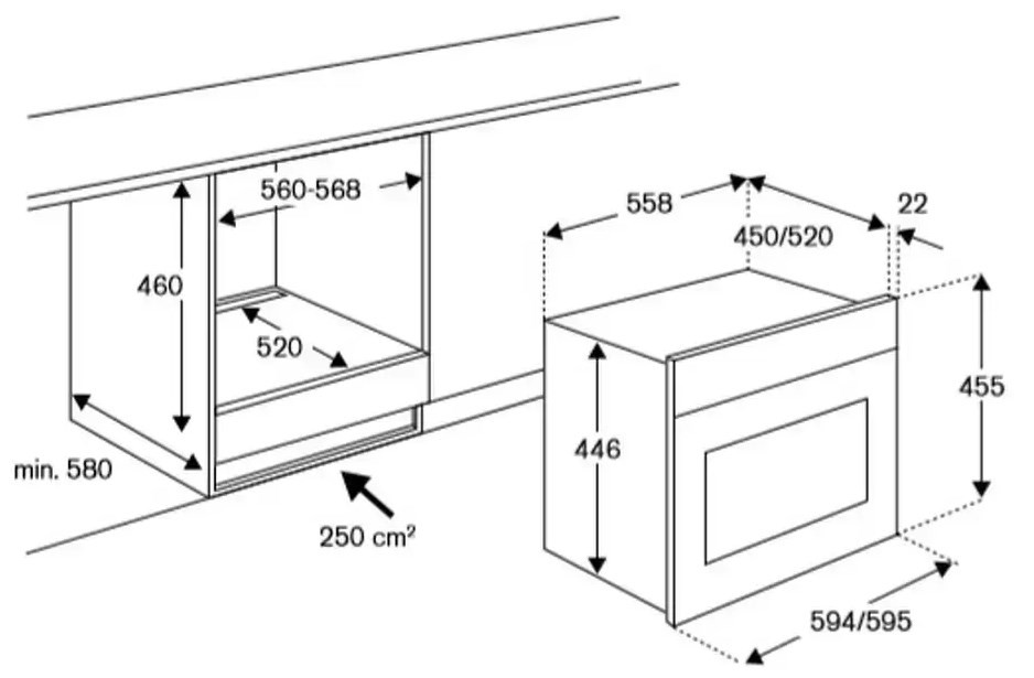 Духовой шкаф Bertazzoni F457MODMWTX