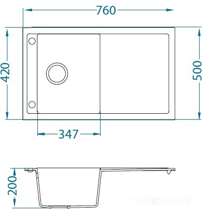 Кухонная мойка Alveus Formic 30 Steel-G04M (стальной)