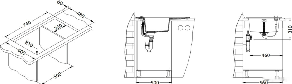 Кухонная мойка Alveus Formic 30 Steel-G04M (стальной)