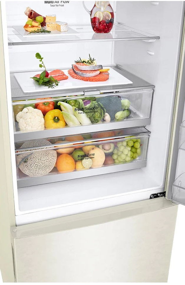 Холодильник с морозильником LG GC-B569PECM