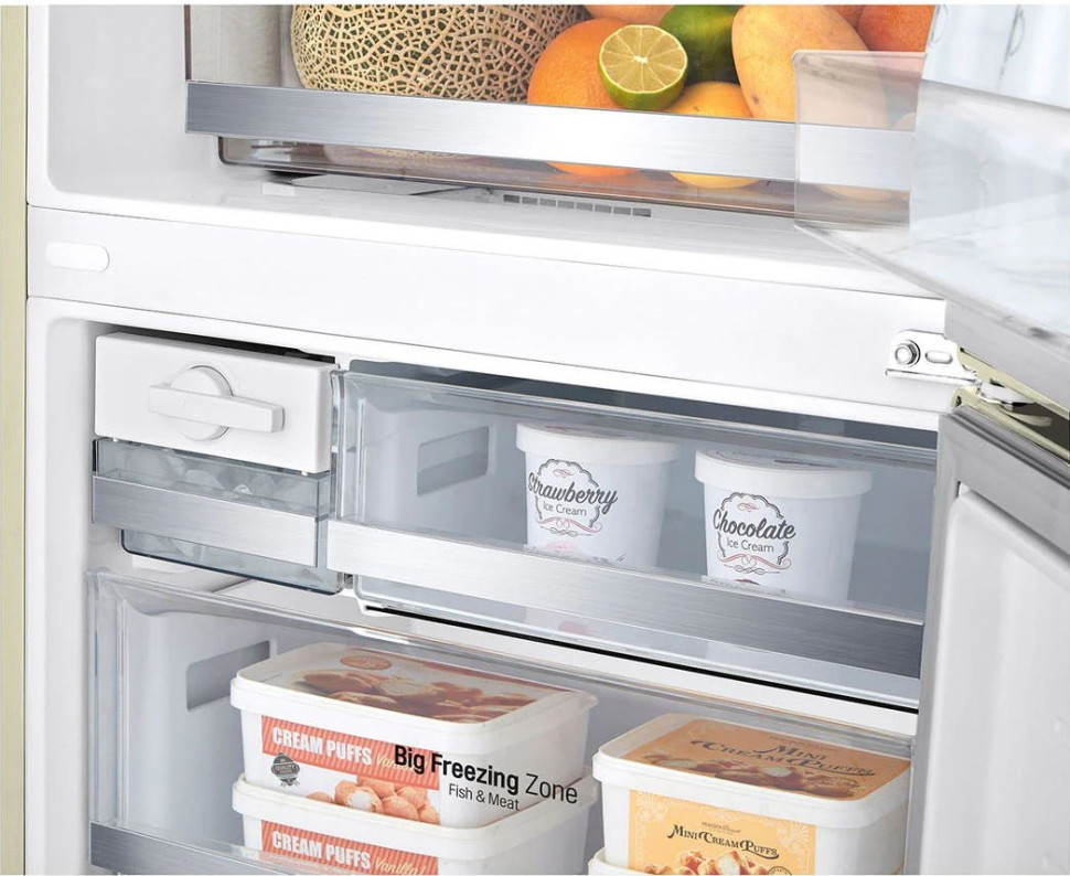 Холодильник с морозильником LG GC-B569PECM