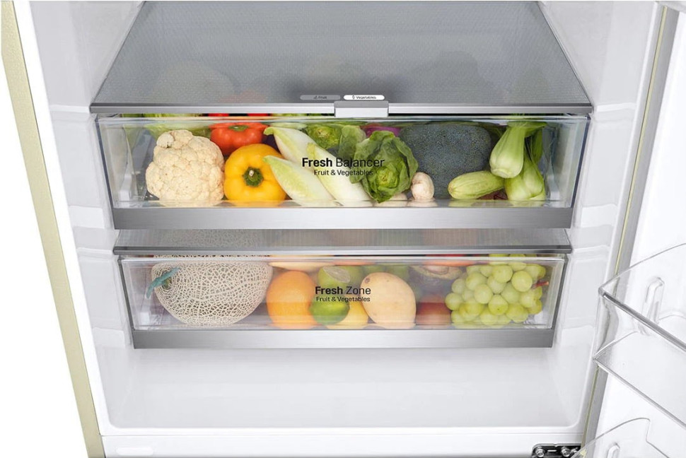 Холодильник с морозильником LG GC-B569PECM