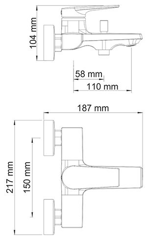Смеситель Wasserkraft Lopau 3201
