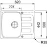 Кухонная мойка Franke AZG 611-62 оникс