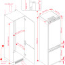 Встраиваемый холодильник Teka RBF 77360 FI