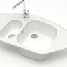 Кухонная мойка Marrbaxx Карельский камень модель 23/G31 (белый)