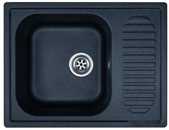 Кухонная мойка Granrus GR-645 (черный)