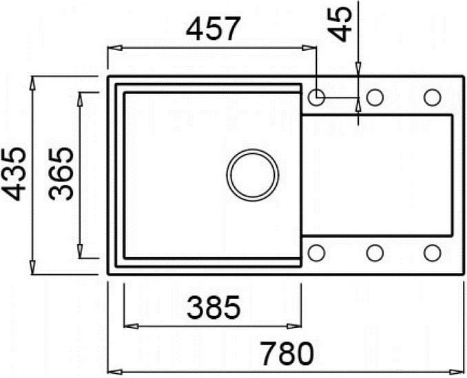 Кухонная мойка Elleci Easy 290 M79 Aluminium