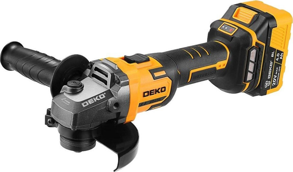 Угловая шлифмашина Deko DKAG-125 083-1064 (с 2-мя АКБ)