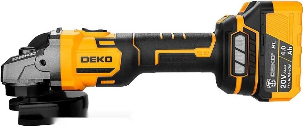 Угловая шлифмашина Deko DKAG-125 083-1064 (с 2-мя АКБ)