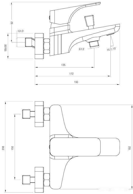 Смеситель Deante Hiacynt BQH 010M
