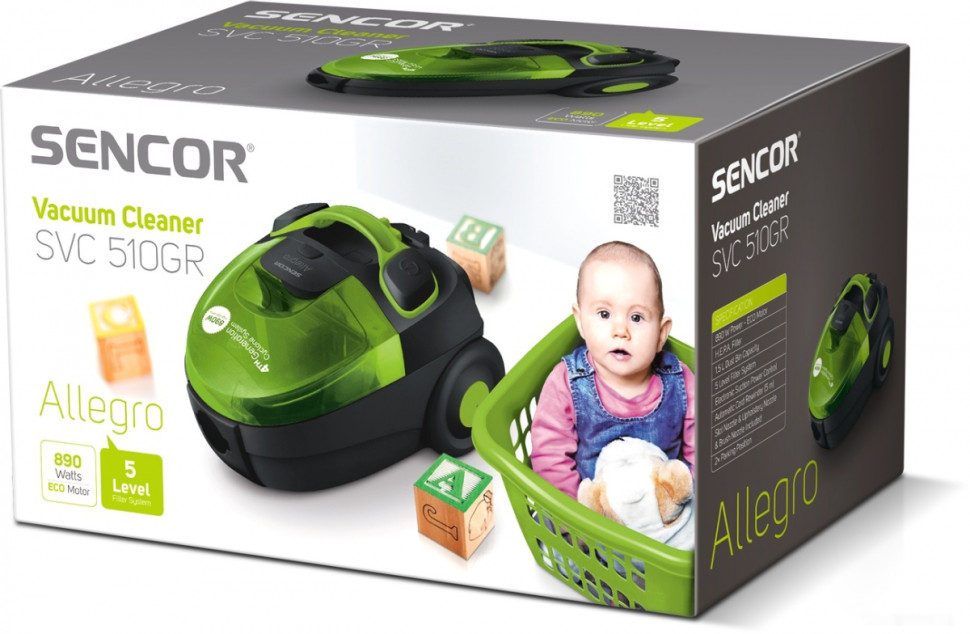 Пылесос Sencor SVC 510GR Пылесос Sencor SVC 510GR