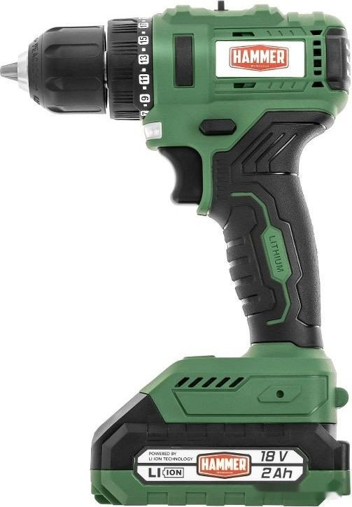 Дрель-шуруповерт Hammer ACD18BLC (с 2-мя АКБ, кейс)