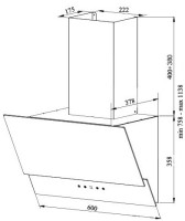 Вытяжка Grand Gloucester 60 (черный/белый)