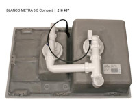 Кухонная мойка Blanco Metra 6S Compact (Black)