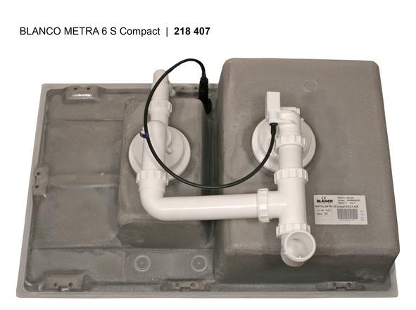 Кухонная мойка Blanco Metra 6S Compact (Black)