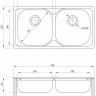 Кухонная мойка Deante Xylo ZEX 3203 (оформление)