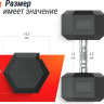Гантель UnixFit DBHEX25 25 кг