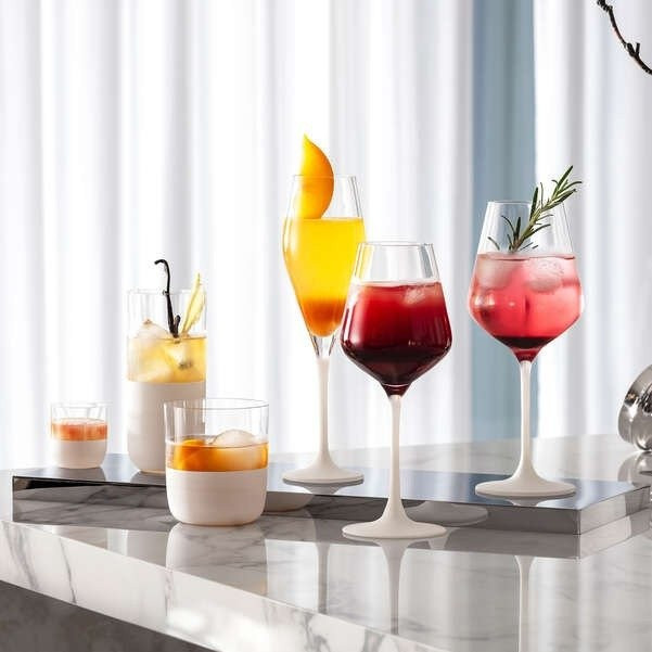 Набор бокалов для воды и напитков Villeroy & Boch Manufacture Rock Blanc 11-3799-8250 (4шт)