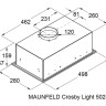 Вытяжка Maunfeld Crosby Light 5028 белый