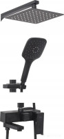 Душевая система Rea Fort black matt P9861