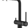 Смеситель Paulmark Serpentine Se213222-418 (черный/черный металлик)