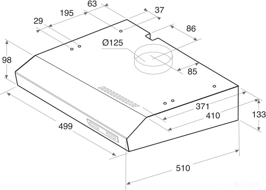 Вытяжка Indesit ISLK 56 LS W