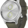 Гибридные умные часы Garmin Vivomove Style (серебристый/зеленый)